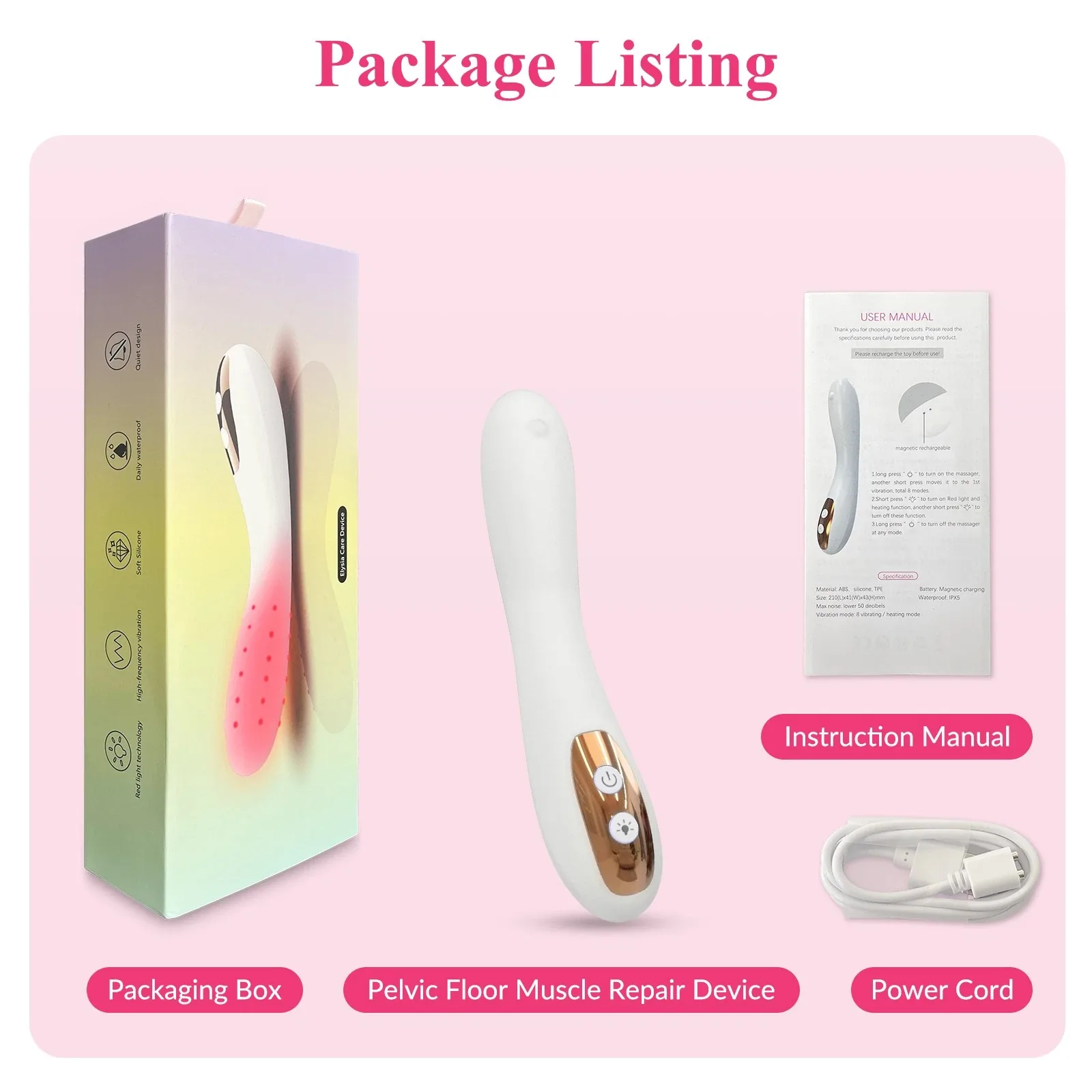 LumaCare Red Light Warming Vibrator - Image 8