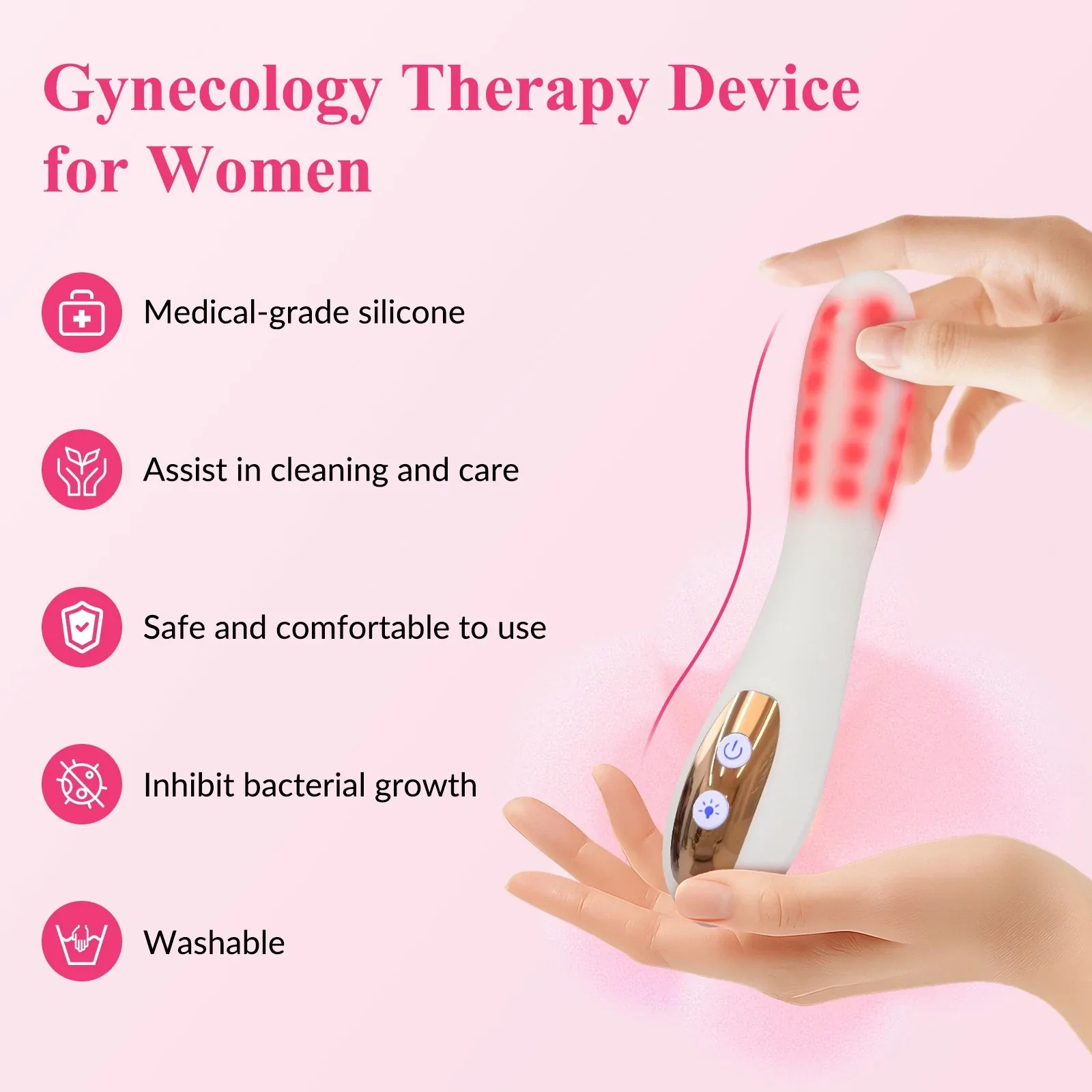 LumaCare Red Light Warming Vibrator - Image 9