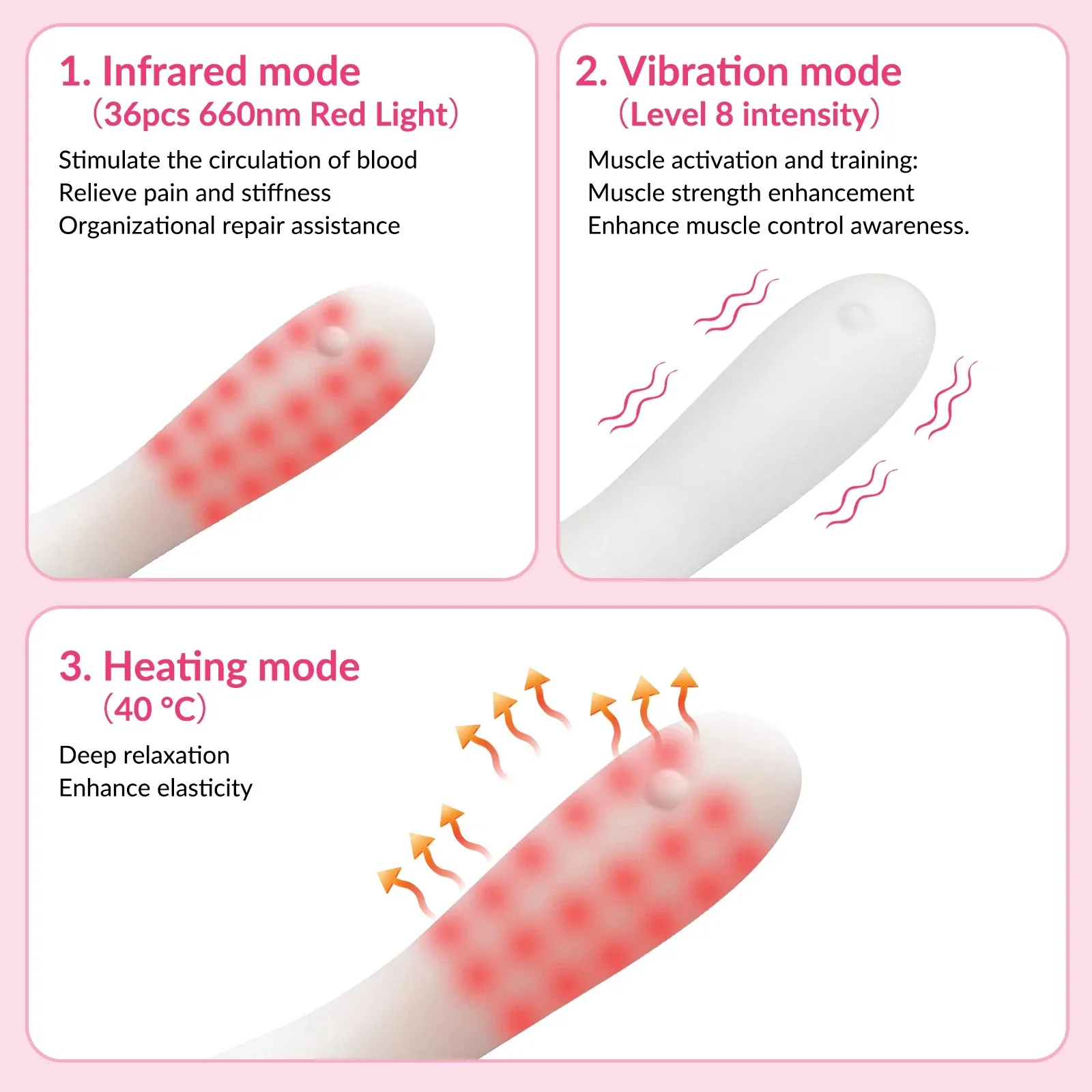 LumaCare Red Light Warming Vibrator - Image 11