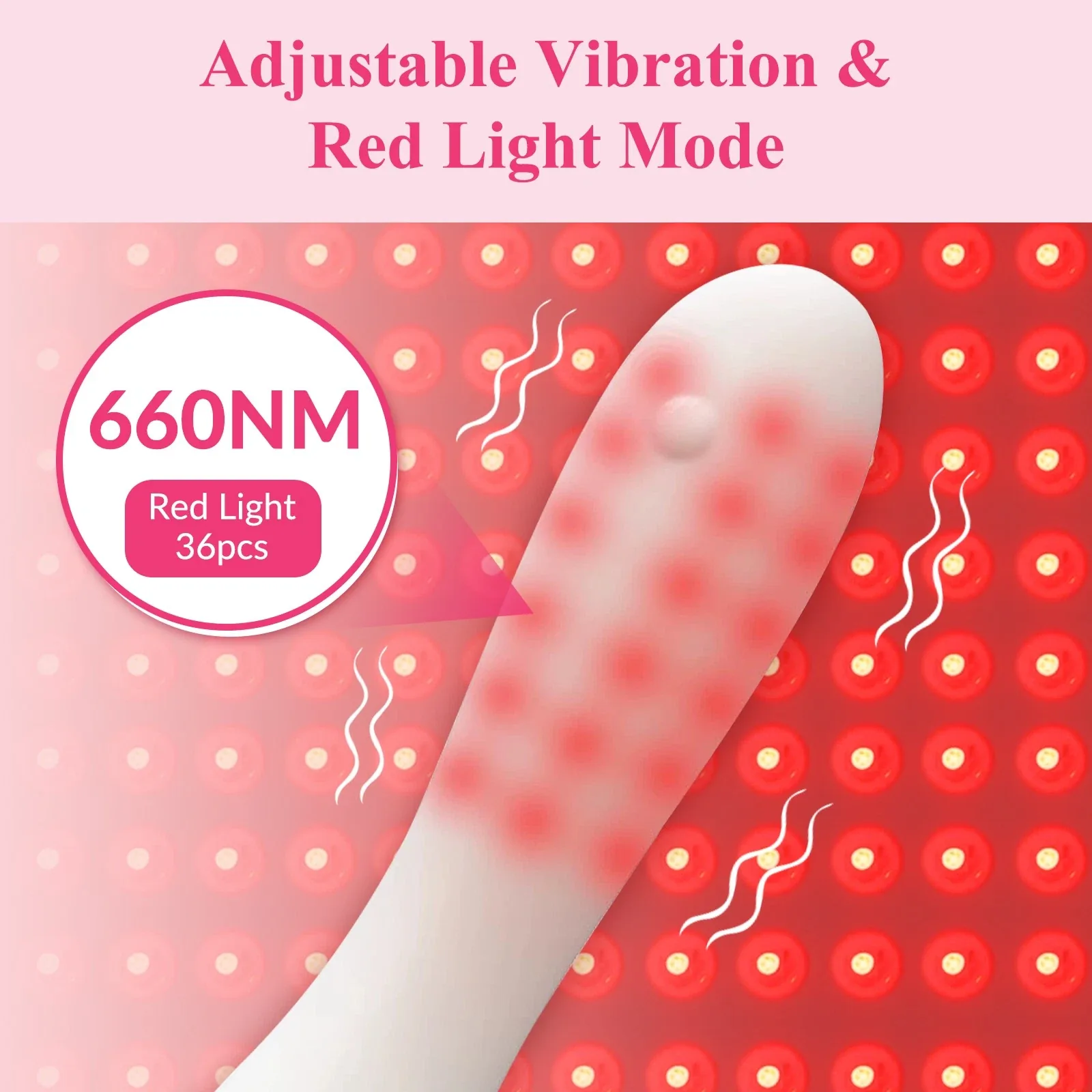 LumaCare Red Light Warming Vibrator - Image 12
